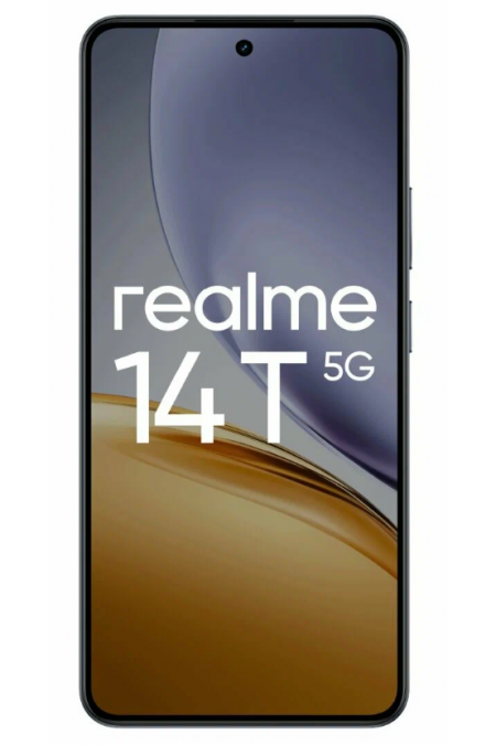 Смартфон realme 14T 5G 8/256GB Black (черный) 