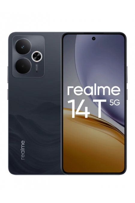 Смартфон realme 14T 5G 12/256GB Black (черный) 