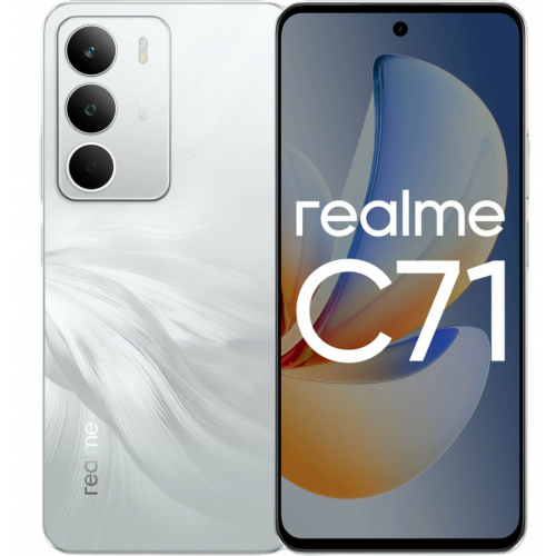 Смартфон realme C71 6/128GB White (белый) 