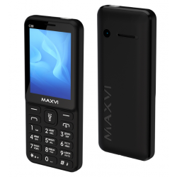Телефон MAXVI C38 Black (черный)
