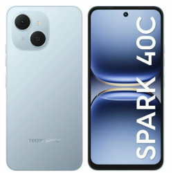 Смартфон TECNO Spark 40C 4/128GB Ripple Blue (синяя рябь)