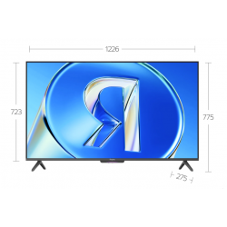 Телевизор Яндекс ТВ Станция Бейсик QLED с Алисой 55 (YNDX-00080) (черный)