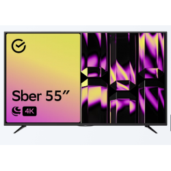 Телевизор Sber SDX-55U4127B (черный)