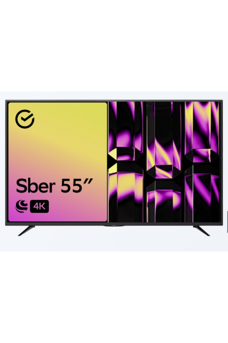 Телевизор Sber SDX-55U4127B (черный) 