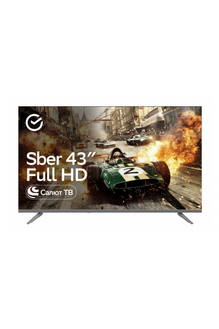 Телевизор Sber SDX-43F3011 (серебристый) 