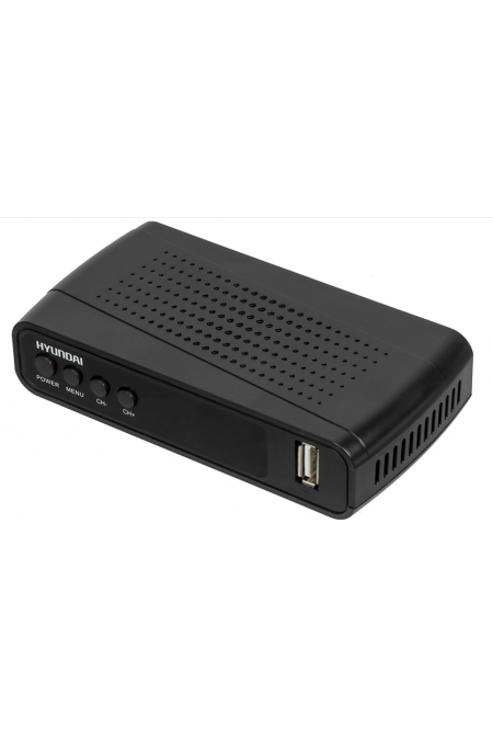 Ресивер Hyundai H-DVB520 + Wi Fi-адаптер (черный) 