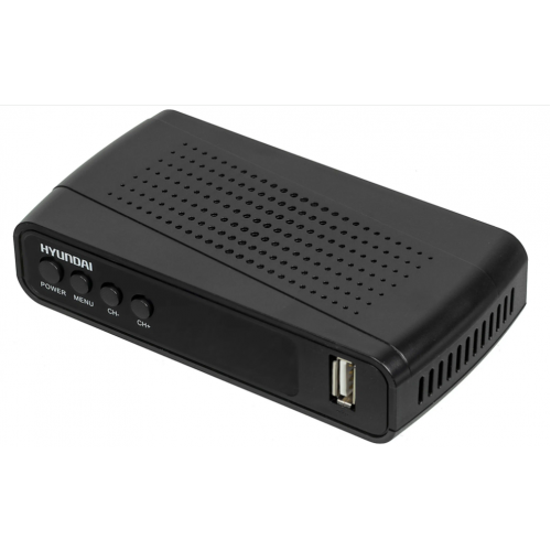 Ресивер Hyundai H-DVB520 + Wi Fi-адаптер (черный) 