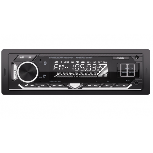 Автомагнитола AurA FIREBALL-304BT (черный) 