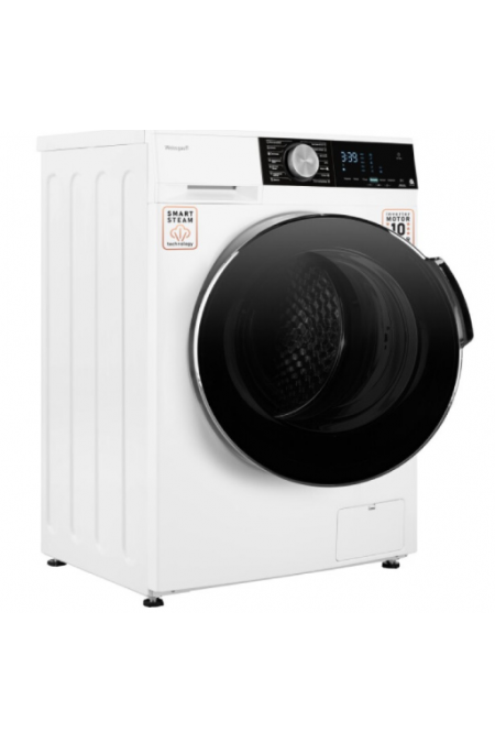 Стиральная машина Weissgauff WM 47147 DC Inverter Steam (белый/черный люк) 