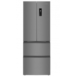 Холодильник Maunfeld MFF180NFSE01 (Side-by-Side) (серый)