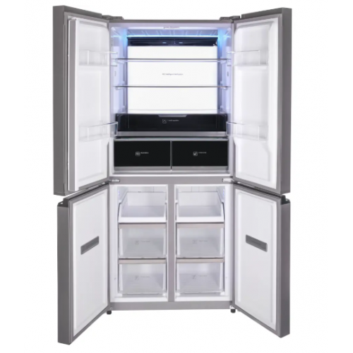 Холодильник Hiberg RFQ-590G GT Inverter (Side-by-Side) (серый) 1