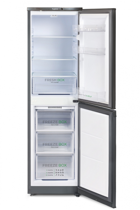 Холодильник Бирюса W420 (матовый графит) 1