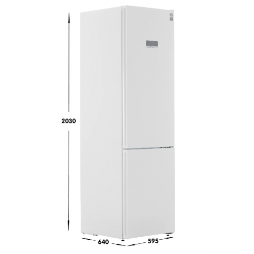 Холодильник Weissgauff CBN2WC2W2 (белый) 2
