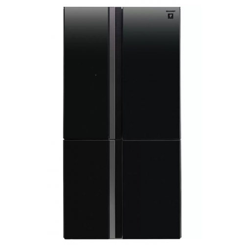 Холодильник Sharp SJFS97VBK (Side-by-Side) (черное стекло) 
