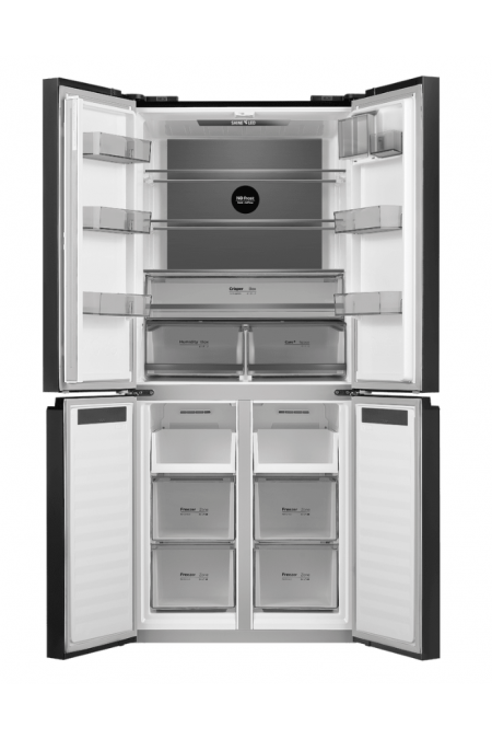Холодильник Maunfeld MFF192NFSB01 Inverter (Side-by-Side) (черный/нержавеющая сталь) 1