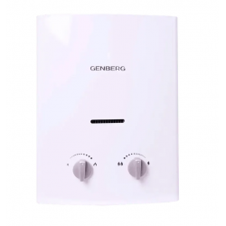 Проточный газовый водонагреватель Genberg 105.01 (белый)