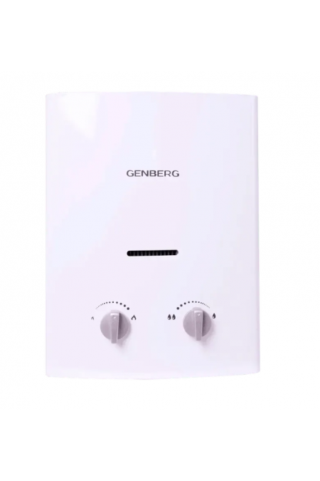 Проточный газовый водонагреватель Genberg 105.01 (белый) 