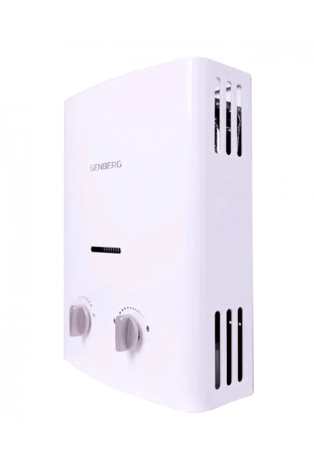 Проточный газовый водонагреватель Genberg 105.01 (белый) 1