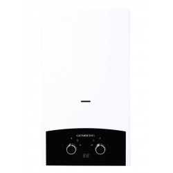 Проточный газовый водонагреватель Genberg 310.01 Премиум (серебристый/черный)