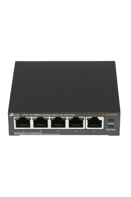 Коммутатор TP-LINK TL-SF1005P (черный) 