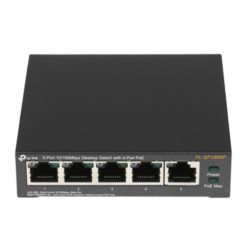 Коммутатор TP-LINK TL-SF1005P (черный) 