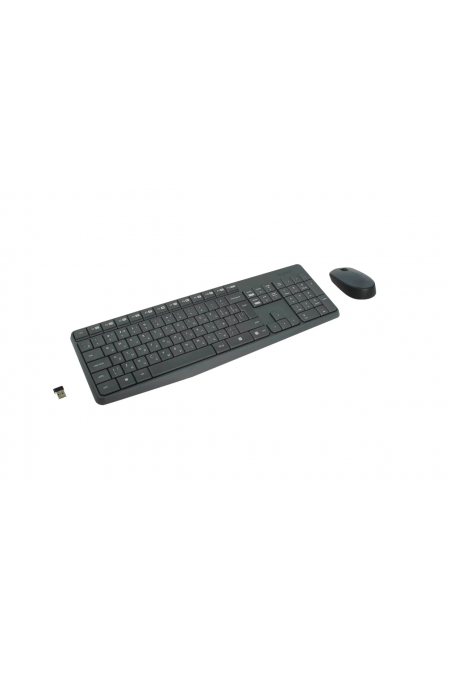 Комплект Logitech MK235 RUS (черный) 