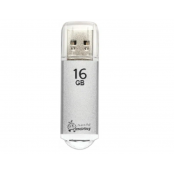 Флешка Smartbuy V-Cut USB2.0 16GB (SB16GBVC-S) (серебристый)