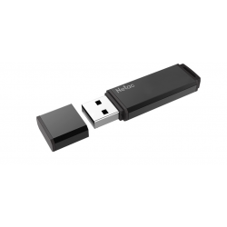 Флешка Netac U351 USB2.0128GB (NT03U351N-128G-20BK) (черный)