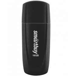 Флешка SmartBuy USB 2.0 16GB (SB016Gb2SCK) (черный)