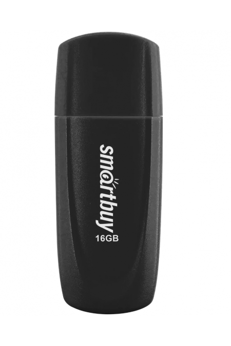 Флешка SmartBuy USB 2.0 16GB (SB016Gb2SCK) (черный) 