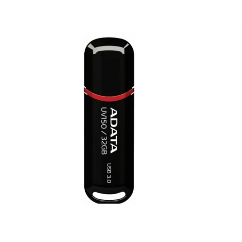 Флешка ADATA UV150 USB 3.0 32GB (AUV150-32G-RBK) (черный) 