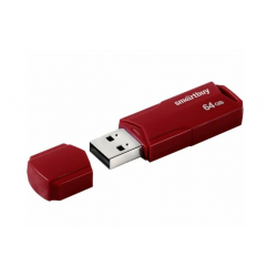 Флешка SMARTBUY CLUE USB 2.0 64GB (SB64GBCLU-BG) (буругунди)