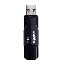 Флешка SMARTBUY CLUE USB 2.0 64GB (SB64GBCLU-K) (черный)