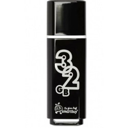 Флешка SMARTBUY Glossy series USB 2.0 32GB (SB32GBGS-K) (черный)