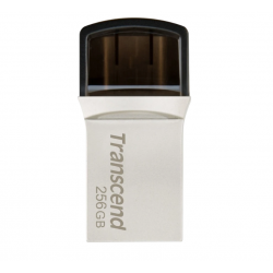 Флешка TRANSCEND 890S USB 3.1 256GB (TS256GJF890S) (серебристый)