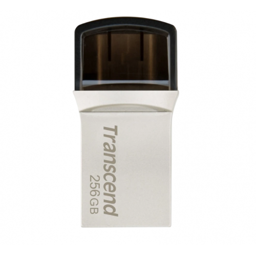 Флешка TRANSCEND 890S USB 3.1 256GB (TS256GJF890S) (серебристый) 