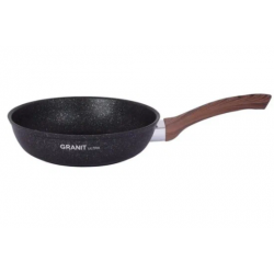 Сковорода Kukmara Granit Ultra сгг220а не съемная ручка 22 см (синий)