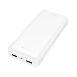 Портативный аккумулятор Hoco J153A 20000mAh 2USB+1Type-C+1micro USB 2.0A (6942007656092) (белый)