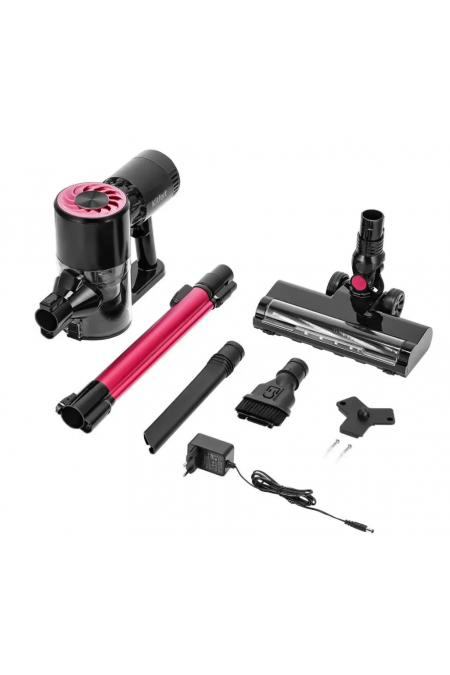 Вертикальный пылесос Kitfort КТ-5291 (черный/розовый) 1