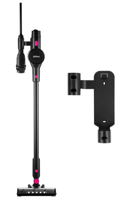 Вертикальный пылесос Kitfort КТ-5338 (черный/розовый) 1