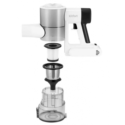 Вертикальный пылесос Kitfort КТ-5548 (белый/серебристый) 2