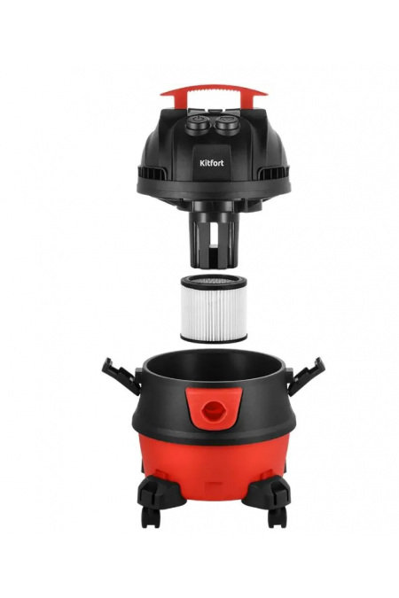 Пылесос Kitfort КТ-5337 (черный/красный) 1