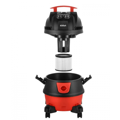 Пылесос Kitfort КТ-5337 (черный/красный) 1