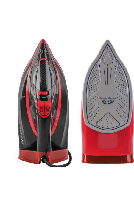 Утюг Endever Delta-225 (черный/красный) 1