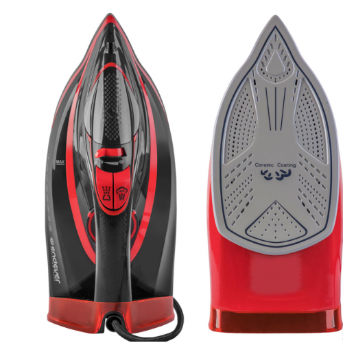 Утюг Endever Delta-225 (черный/красный) 2