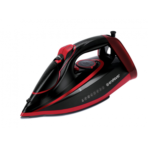 Утюг Endever Delta-225 (черный/красный) 