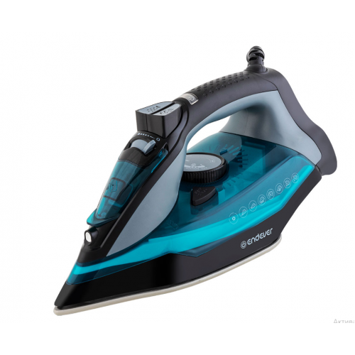 Утюг Endever Delta-234 (черный/лазурно-синий) 