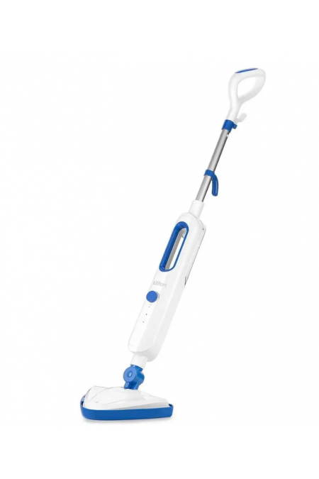 Паровая швабра Kitfort КТ-1048-3 (белый/синий) 